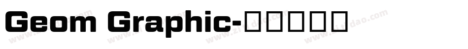 Geom Graphic字体转换